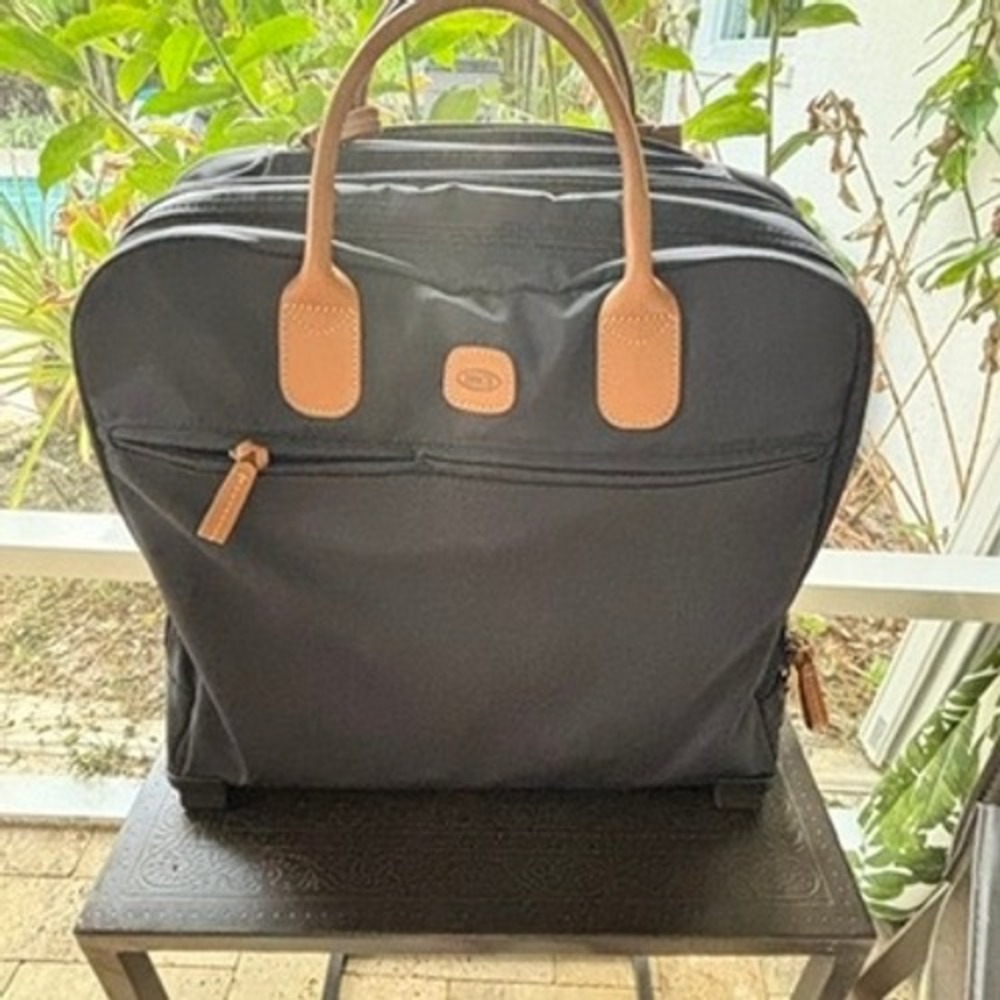 Bric's X-Travel Pilot Case Carry On Rolling Laptop Bag Black - Picture 3 of 10